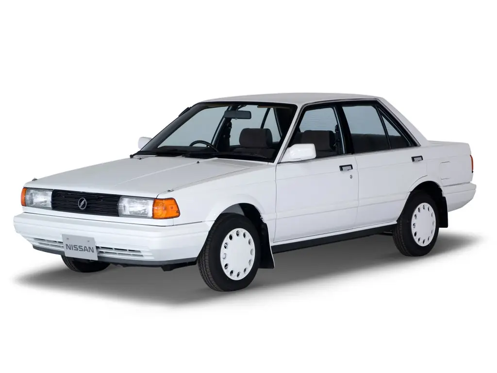 Nissan Sunny (B12, EB12, FB12, FNB12, SB12) 6 поколение, рестайлинг, седан (09.1987 - 12.1989)